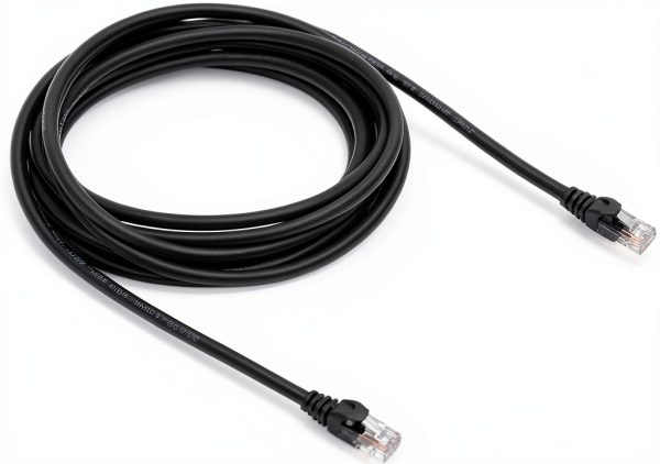 Amazon Basics Cat 6 Ethernet Patch Cable 15ft Black RJ45 High Speed-0