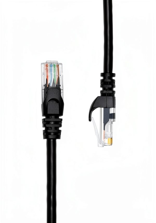 Amazon Basics Cat 6 Ethernet Patch Cable 3ft Black RJ45 High Speed-2