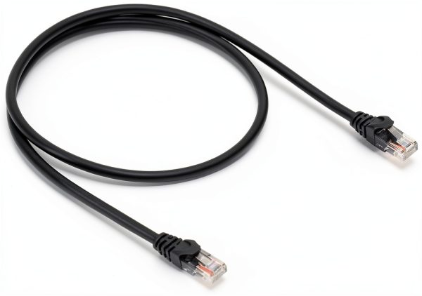 Amazon Basics Cat 6 Ethernet Patch Cable 3ft Black RJ45 High Speed-0