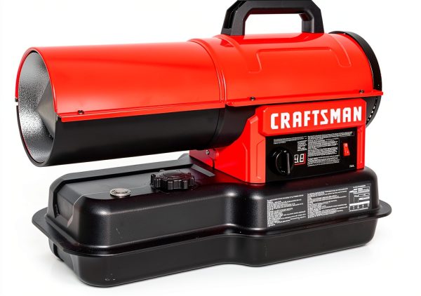 Craftsman 80,000 BTU Kerosene Heater Red Black F310201 Portable-3