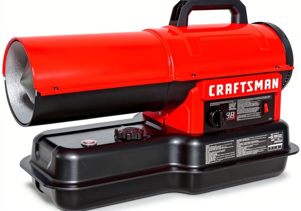 Craftsman 80,000 BTU Kerosene Heater Red Black F310201 Portable-0