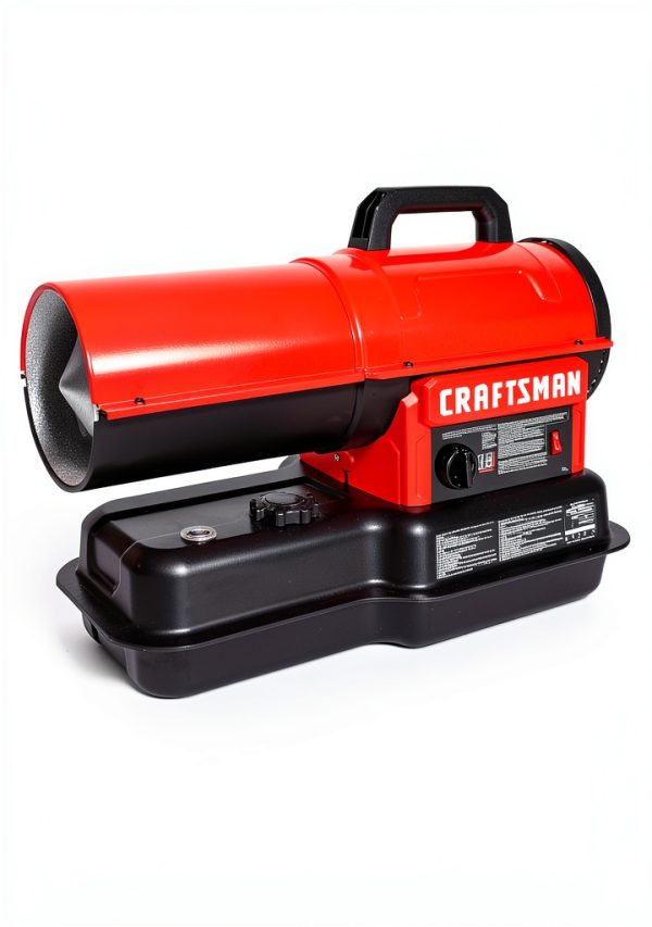 Craftsman 80,000 BTU Kerosene Heater Red Black F310201 Portable-4
