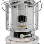 HeatMate Kerosene Heater 23,500 BTU Pedestal White Model HMC-23K-0
