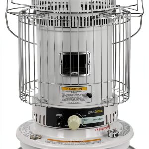 HeatMate Kerosene Heater 23,500 BTU Pedestal White Model HMC-23K-0