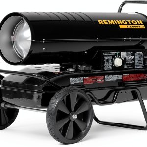 Remington Kerosene Heater 215000 BTU Outdoor Floor-Mount Black-0