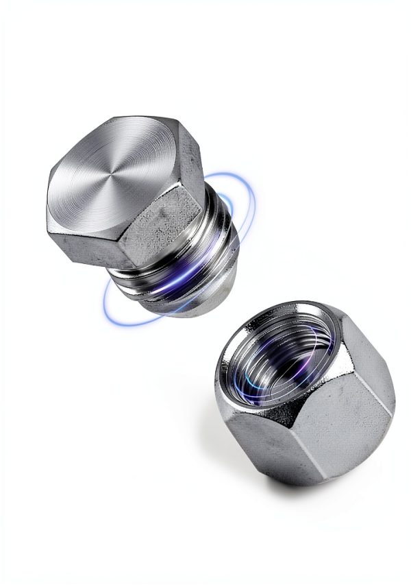 JIC ORFS Hydraulic Cap Plug Kit 180pcs Gomjet Carbon Steel Zinc-2