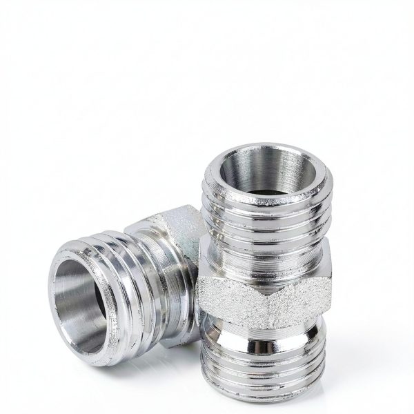M14 Carbon Steel Adapter 2pcs by BOXOB for Mini Excavator Hose-2