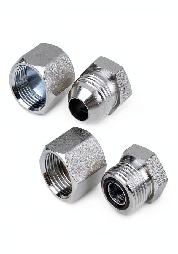 JIC ORFS Hydraulic Cap Plug Kit 180pcs Gomjet Carbon Steel Zinc-4