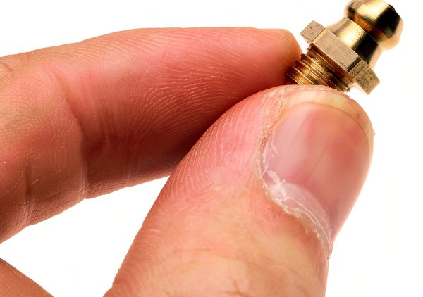 1/4-28 SAE-LT Copper Grease Taper Thread Zerk Nipple Fitting AutoE-3