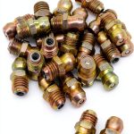 1/4-28 SAE-LT Copper Grease Taper Thread Zerk Nipple Fitting AutoE-0