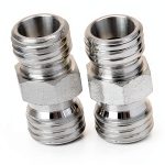 M14 Carbon Steel Adapter 2pcs by BOXOB for Mini Excavator Hose-0