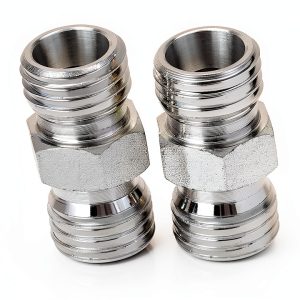 M14 Carbon Steel Adapter 2pcs by BOXOB for Mini Excavator Hose-0