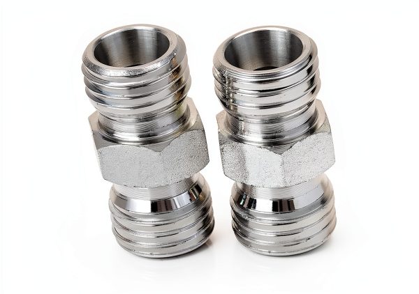 M14 Carbon Steel Adapter 2pcs by BOXOB for Mini Excavator Hose-0